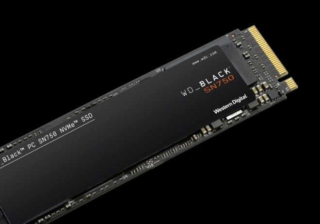 WD uvádí výkonná SSD Black SN750 s až 2TB kapacitou