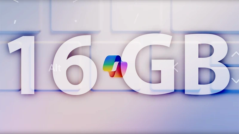 16 GB RAM jako standard díky požadavkům Microsoftu na AI PC
