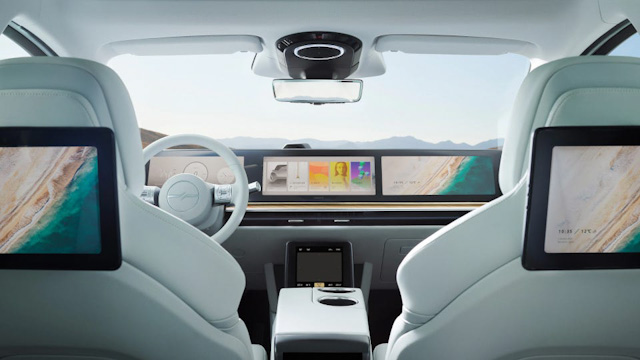 Nový elektromobil Sony-Honda možná bude mít integrovaný PlayStation 5