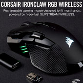 Corsair připravil bezdrátovou herní myš Ironclaw