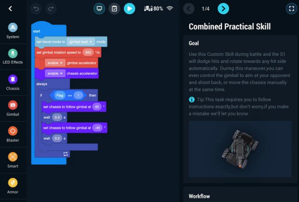 DJI RoboMaster S1 Scratch