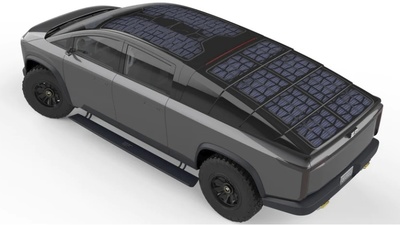 EdisonFuture představuje EF1-T, elektrický pickup se stahovací solární střechou