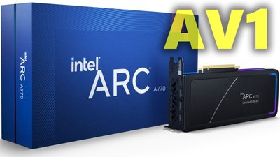 Intel Arc A770 deklasuje AMD a překonává i Nvidii v přehrávání 8K AV1 videa