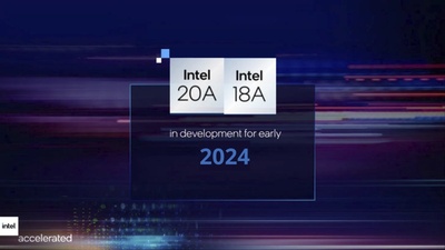 Intel dokončil vývoj procesů 20A a 18A, mají přijít v roce 2024