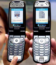 LG biometrics phones