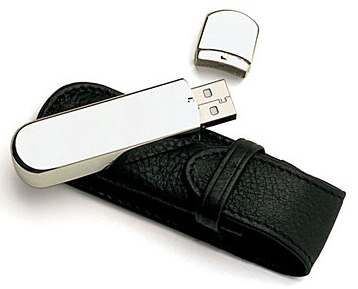 silver-plated USB Flash memory drive