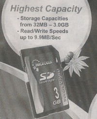 Microdia 3GB SD card