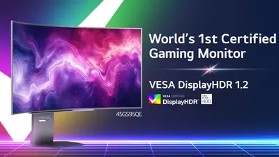 LG UltraGear 45GS95QE-B prvním monitorem splňujícím DisplayHDR 1.2