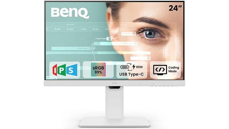 Malý 24" monitor BenQ GW2486TC přináší vysokou frekvenci 100 Hz