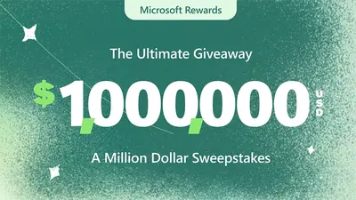 Microsoft protlačuje vyhledávač Bing a prohlížeč Edge, spustil soutěž o 1.000.000 USD