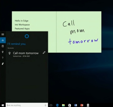 Digitální pero a Cortana