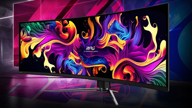 MSI představuje 49" herní monitor 491CQPX s rozlišením 5120×1440 pixelů a 240 Hz