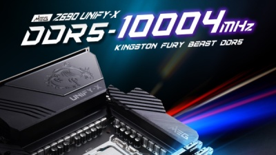 MSI se podařilo přetaktovat paměti na DDR5-10004