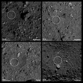 NASA s OSIRIS-REx vybrala čtyři místa pro sběr vzorků na asteroidu Bennu