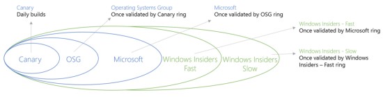 Kruhy testerů Windows 10