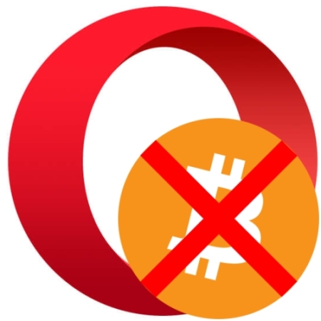 Opera Bitcoin logo