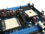 ASrock K8 Combo-Z - Pohled na sockety