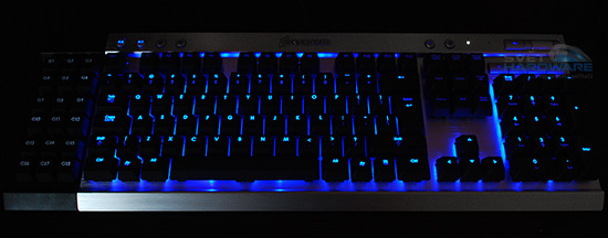 Corsair Vengeance K90 - podsvícení klávesnice