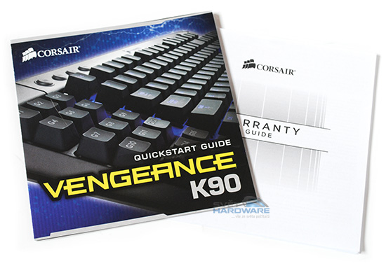 Corsair Vengeance K90 - příslušenství klávesnice