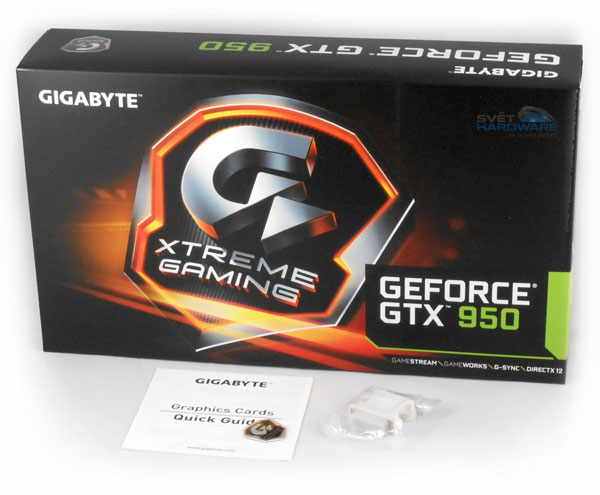 Gigbyte GTX 950 Xtreme box