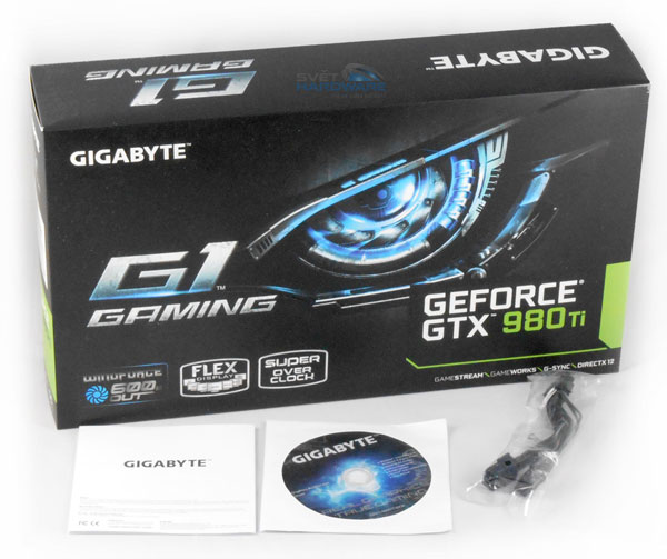 Gigabyte GTX 980 Ti G1 Gaming box