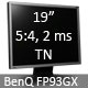 Megatest 19" LCD pro hráče: BenQ FP93GX