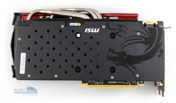 MSI GTX 960 Gaming 4G back