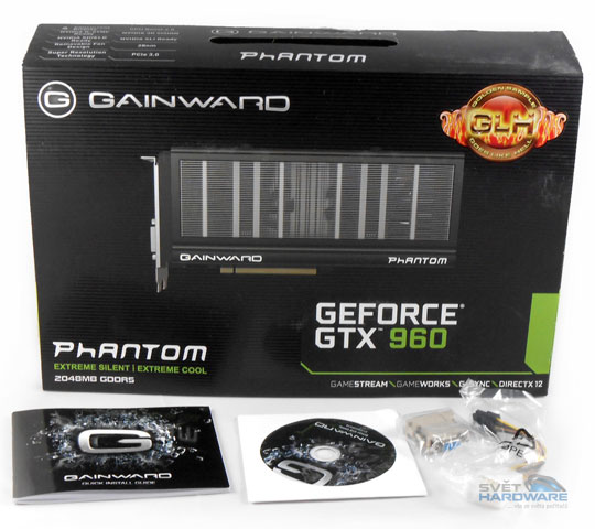 Gainward GeForce GTX 960 Phantom GLH krabice