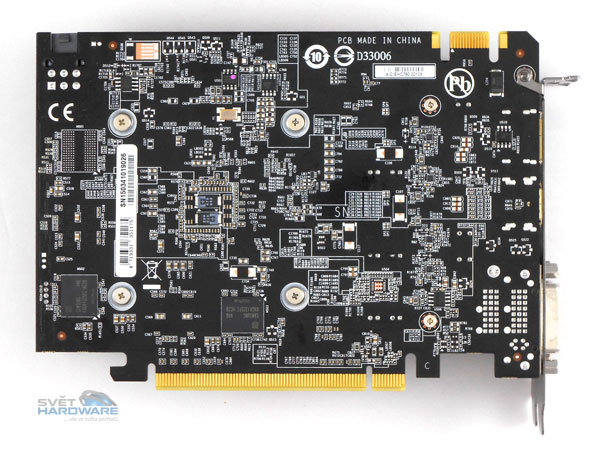 Gigabyte GeForce GTX 960 N960IXOC-2GD zadní strana