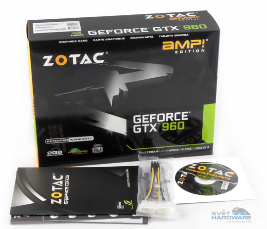 Zotac GeForce GTX 960 AMP! krabice