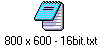 800 x 600 - 16bit.txt