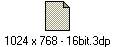 1024 x 768 - 16bit.3dp