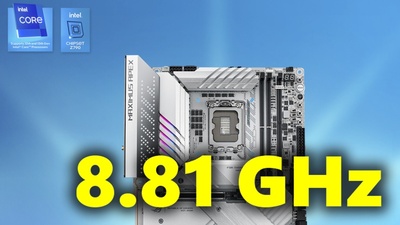 Rekord překonán po 8 letech! Intel Core i9-13900K přetaktován na 8,81 GHz