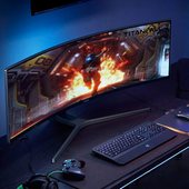 Samsung představil světově největší herní QLED monitor