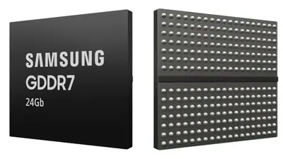 Samsung vyvinul 24Gb čipy GDDR7 s vysokou rychlostí 40 Gbps