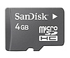 SanDisk a 4GB microSDHC karta