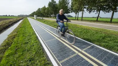Solární cyklostezky Wattway přichází do Holandska