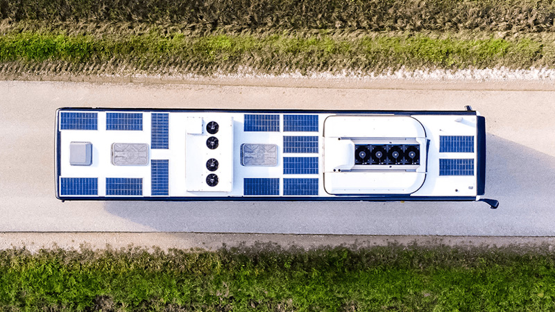 Sono Motors a Pepper testují Solar Bus Kit, soláry na střeše autobusu