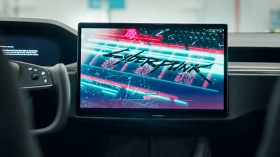 Tesla Model S/X dostává podporu Steamu, v autě si zahrajete Cyberpunk 2077