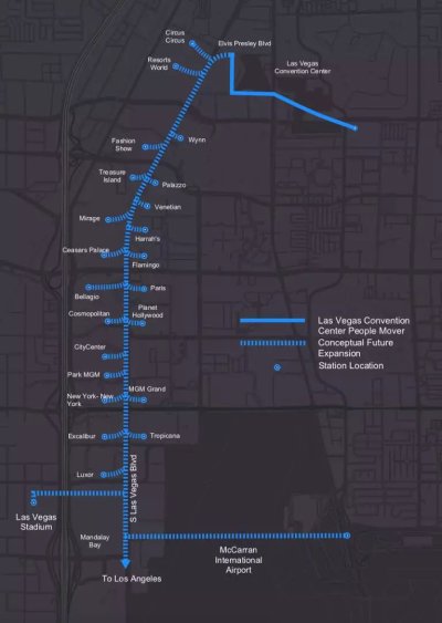 The Boring Company tunel pod Las Vegas