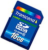 Transcend a nová 16GB SDHC karta