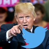 Twitter smaže tweety přející si Trumpovu smrt, Facebook bude mírnější