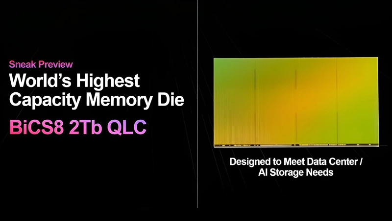 WD poodhalil první 2Tb paměťové čipy 3D QLC NAND