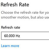 Windows 10 umožní měnit obnovovací frekvenci monitoru v nastavení panelu
