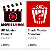 Windows Store zaplavují aplikace slibující filmy zdarma